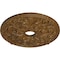 Ekena Millwork Jamie Medallion (Canopies up to 3 7/8"), 23 5/8"OD x 3 7/8"ID x 2 1/8"P, Smokey Topaz Crackle CM23JASTC - alternate 3